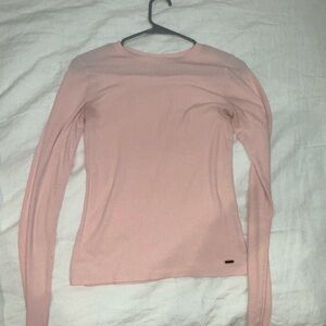 Hollister Soft Pink Slim Tee